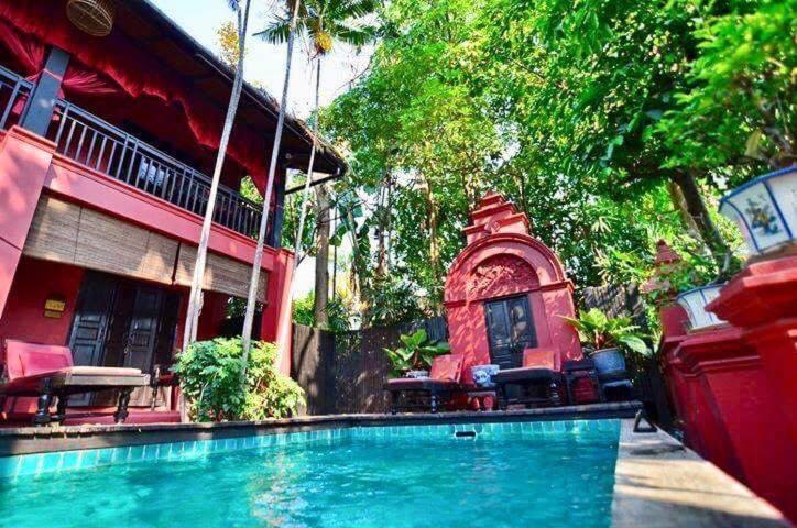 Hotel Tri Yaan Na Ros Colonial House Chiang Mai Exterior foto